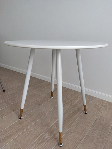 Стол круглый Bianka 80 white фото покупателя 7