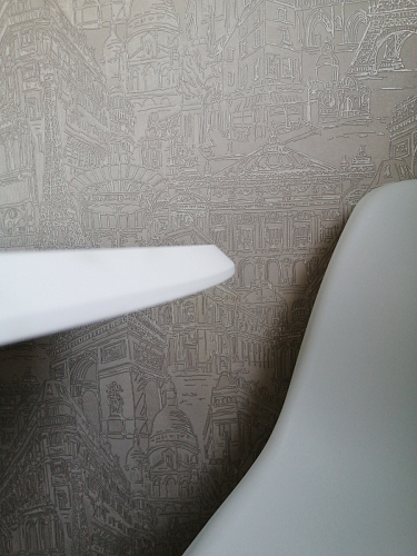 Стол Тулип 90х73 дуб вотан / белый фото покупателя 129