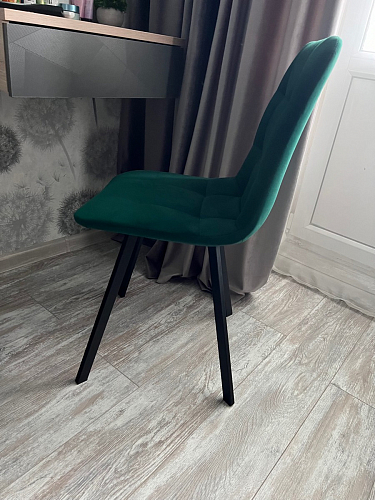 Комплект стульев Чилли 2 шт бежевый / черный фото покупателя 175