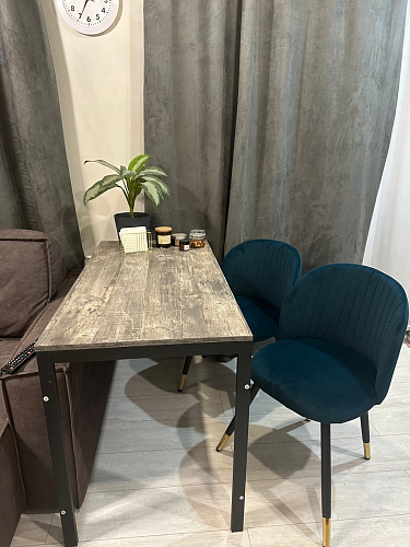 Стул на металлокаркасе Gabi gray / black фото покупателя 187