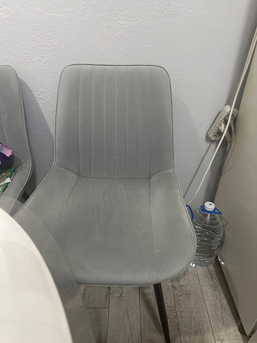 Стул на металлокаркасе Седа К латте / черный фото покупателя 254