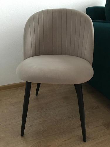 Стул на металлокаркасе Gabi latte / gold / black фото покупателя 668