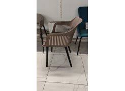 Пластиковый стул Crocs dark gray / black из шоурума 3