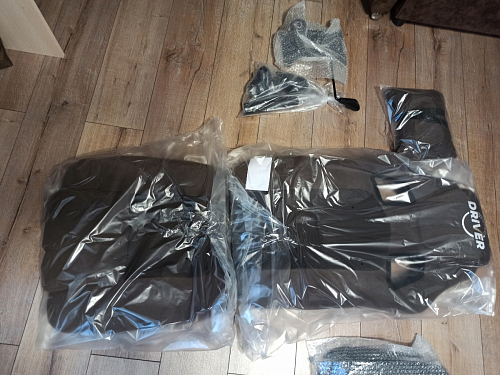 Компьютерное кресло Driver/Драйвер кожзам черный / ткань черный фото покупателя 48