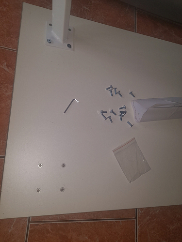 Стол Тринити Лофт 140 25 мм дуб делано темный / белый фото покупателя 127