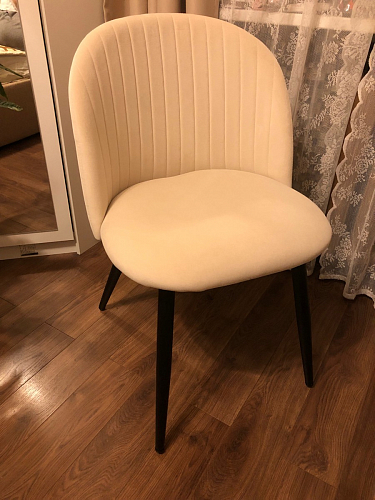 Стул на металлокаркасе Gabi gray / black фото покупателя 781