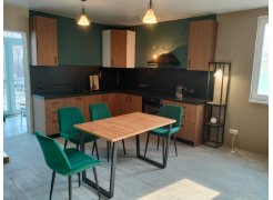 Стол Лота Лофт 140 25 мм черный матовый / бетон фото покупателя 716