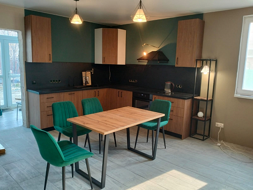 Стол Лота Лофт 140 25 мм черный матовый / бетон фото покупателя 716