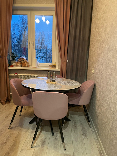 Стул на металлокаркасе Gabi latte / gold / black фото покупателя 83