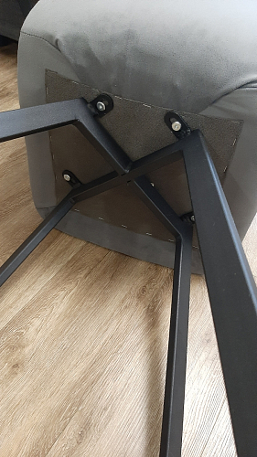 Комплект стульев Чилли 2 шт бежевый / черный фото покупателя 1453