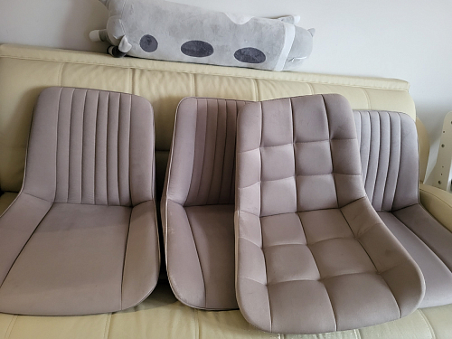 Стул на металлокаркасе Седа К латте / черный фото покупателя 326