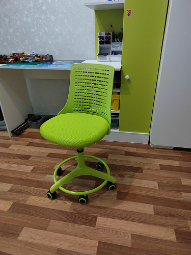 Компьютерное кресло Kiddy/Кидди розовое ткань (сетка) фото покупателя 38