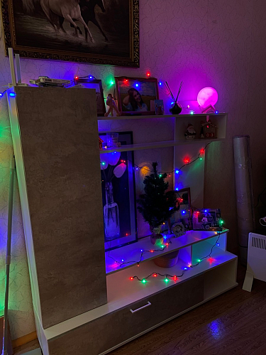 Готовая гостиная Jimenez дуб венге / белый глянец фото покупателя 126