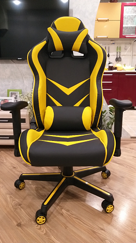 Компьютерное кресло Racer черное / бежевое фото покупателя 100