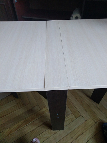 Стол-книжка СтК6 венге / дуб молочный высота 54 см фото покупателя 174