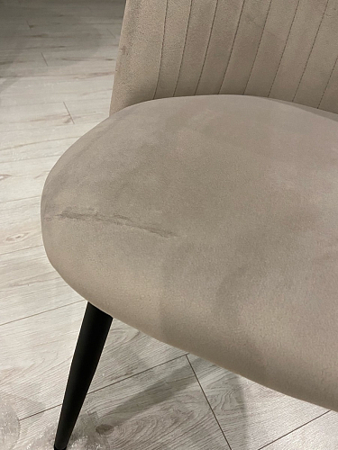 Стул на металлокаркасе Gabi dark beige / black / silver фото покупателя 662