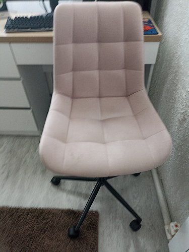 Компьютерное кресло Честер экокожа бежевая / белый фото покупателя 49