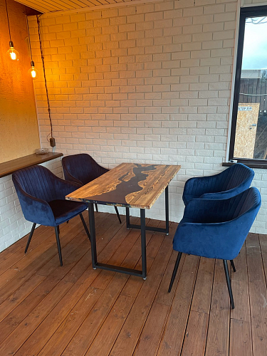 Стул на металлокаркасе Slam тёмно-серый фото покупателя 12