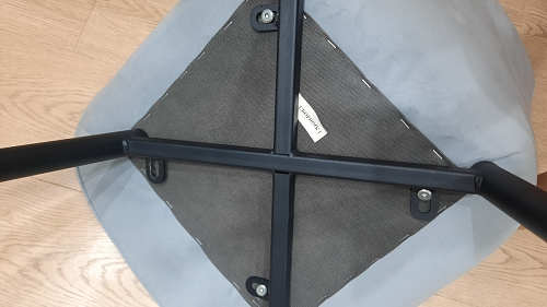 Стул на металлокаркасе Седа К латте / черный фото покупателя 11