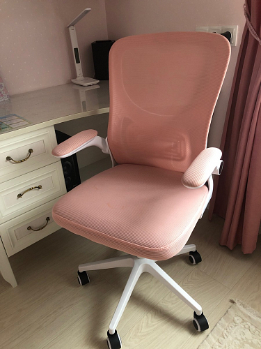 Компьютерное кресло Konfi dark gray / pink / white фото покупателя 299