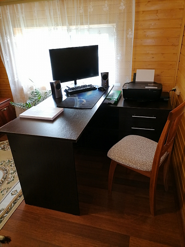 Компьютерный стол КСТ-109П правый венге фото покупателя 45