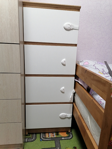 Комод Т-4р дуб сонома / белый фото покупателя 1