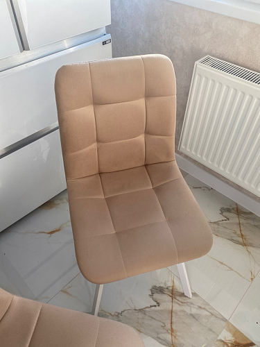 Стул на металлокаркасе Чилли К черный / зеленый фото покупателя 550