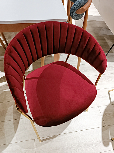 Кресло Turin пудровый / золото из шоурума 6