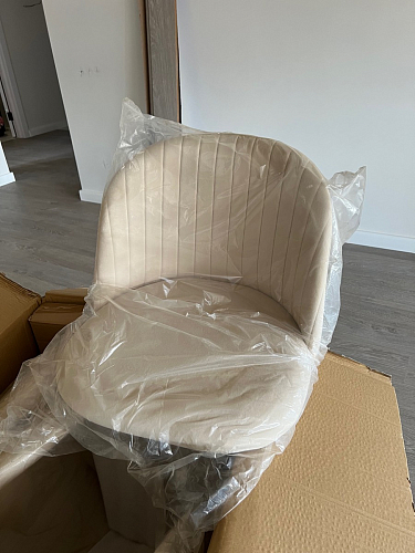 Стул на металлокаркасе Gabi gray / black фото покупателя 343