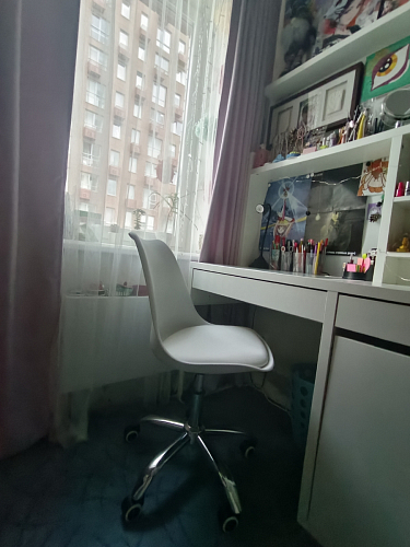 Компьютерное кресло Kolin с подушкой clear / white фото покупателя 381