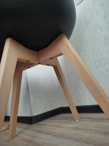 Деревянный стул Bonuss light gray / wood фото покупателя 1