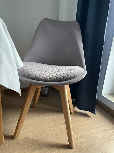 Стул Bonuss blue / wooden legs фото покупателя 70