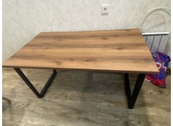 Стол Лота Лофт 120 25 мм сабия / черный матовый фото покупателя 143