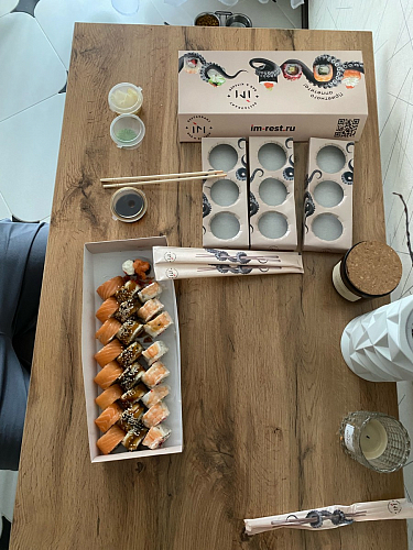 Стол Тринити Лофт 120 32 мм бетон / черный матовый фото покупателя 142