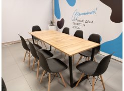 Стол Лота Лофт 120 25 мм сабия / черный матовый фото покупателя 773