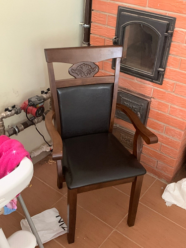 Кресло Luiza dirty oak / dark brown фото покупателя 30