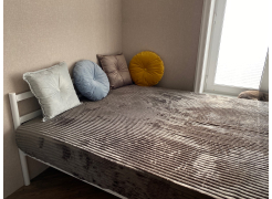 Односпальная кровать Фади 80х200 черная фото покупателя 596