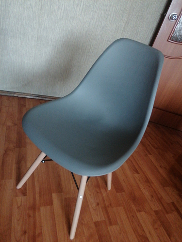 Пластиковый стул Eames PC-015 серый фото покупателя 209