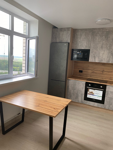 Деревянный стол Лота Лофт 140х80 дуб крафт табачный / черный матовый фото покупателя 818