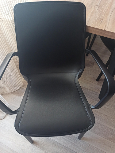 Кресло SHT-S76 белое / хром лак фото покупателя 24