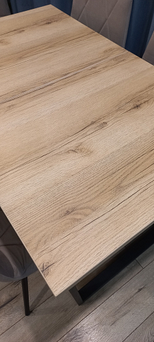 Деревянный стол Лота Лофт 120х75 белый матовый / дуб крафт золотой фото покупателя 191