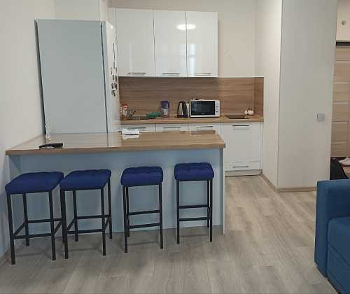 Барный стул Лофт катания лаванда / белый матовый фото покупателя 289