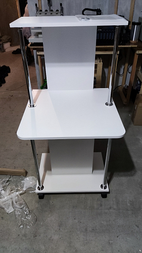 Компьютерный стол КСТ-12 белый фото покупателя 15