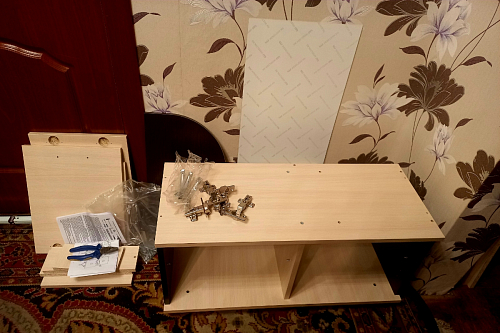 Обувница Аврора дуб млечный / венге фото покупателя 147