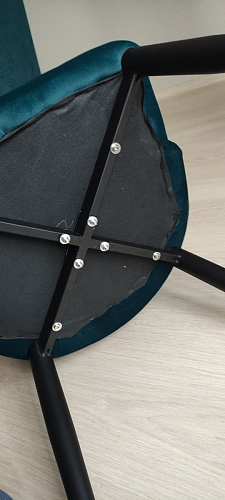 Стул на металлокаркасе Kora beige / black фото покупателя 272