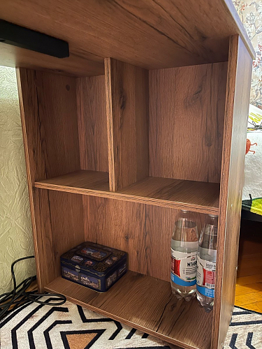 Письменный стол Битти Лофт 116х60х75 дуб вотан / белый матовый фото покупателя 65