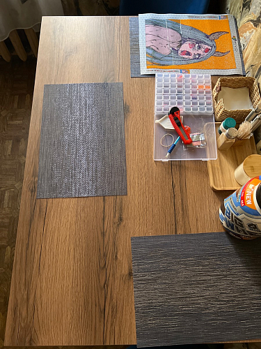 Стол Тринити Лофт 120 32 мм дуб галифакс табако / черный матовый фото покупателя 658