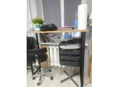 Барная стойка Дилан Лофт 120х60х90 бетон фото покупателя 172