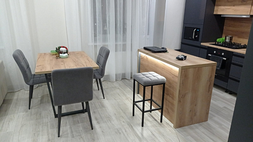 Барный стул Лофт катания лаванда / белый матовый фото покупателя 118