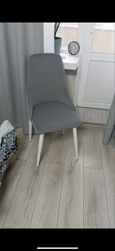 Стул на металлокаркасе Kora white / gray фото покупателя 295